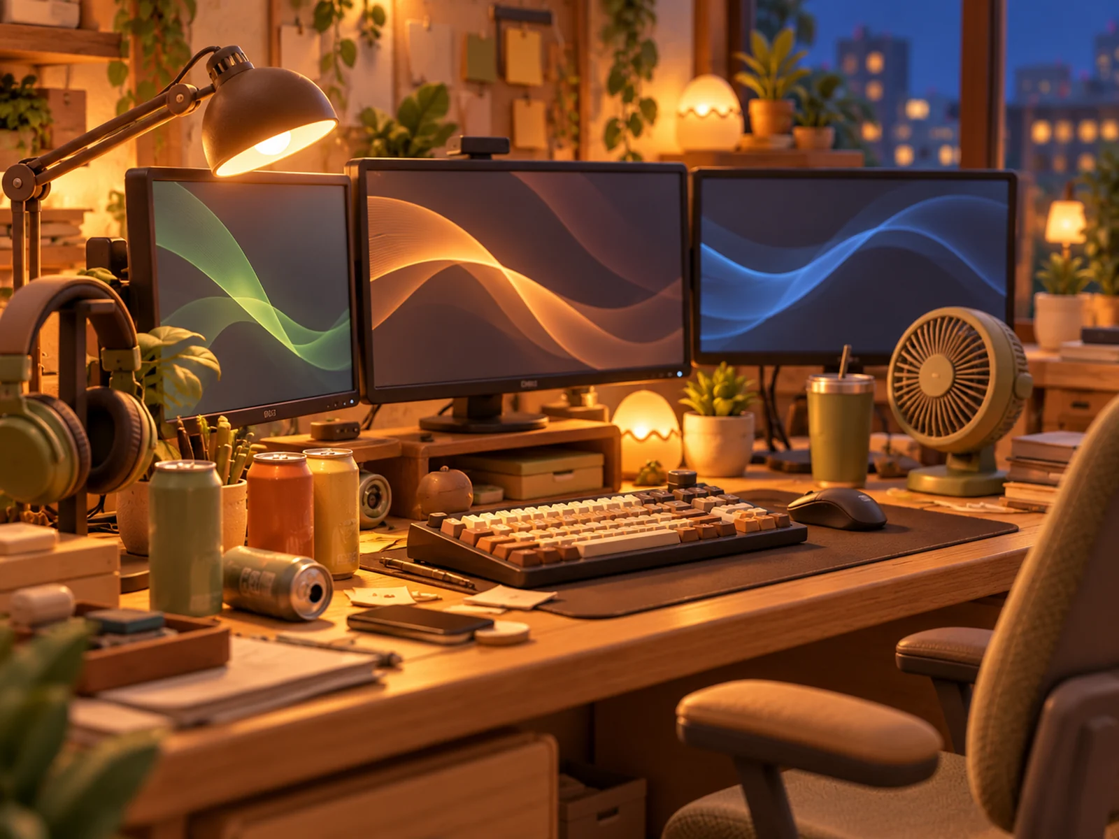 Brian's desk