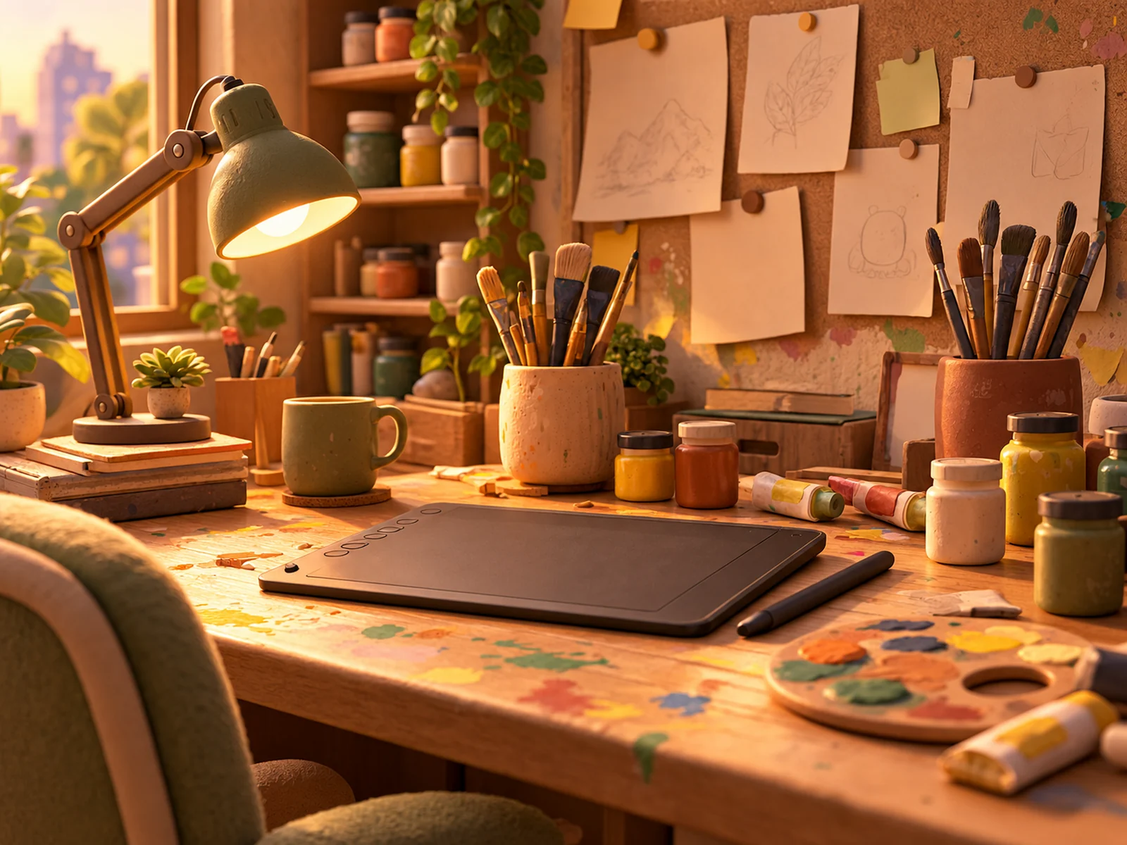 Leo's desk